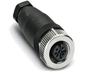 Разъем M12 4pin тип A розетка Posital Fraba